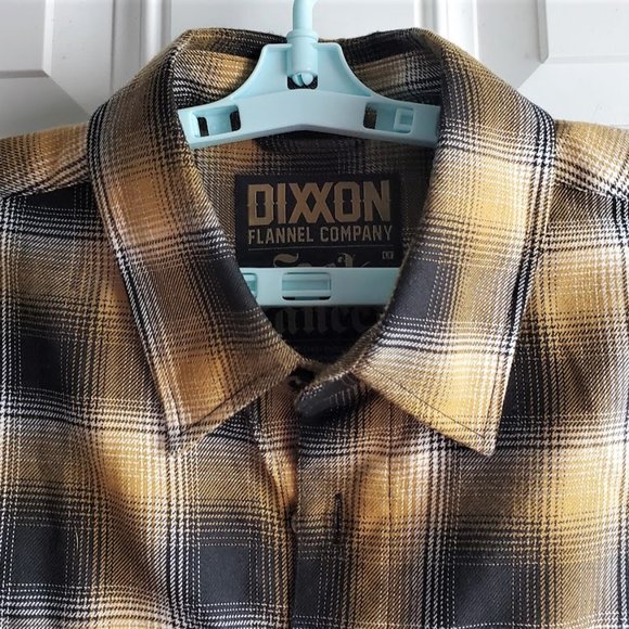 Dixxon Flannel CO FXCK CANCER Men's Flannel Shirt - LTall - Picture 2 of 10
